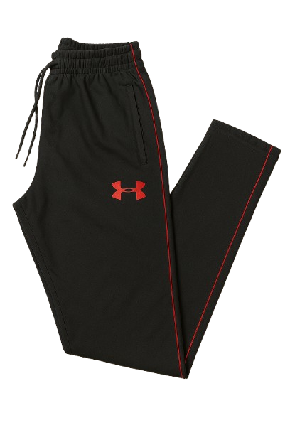 Men’s Black & Red Trouser | Sporty Fit | Summer Comfort