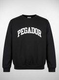 Pegador Black Down Shoulder Sweatshirt – Premium Winter Streetwear Pullover